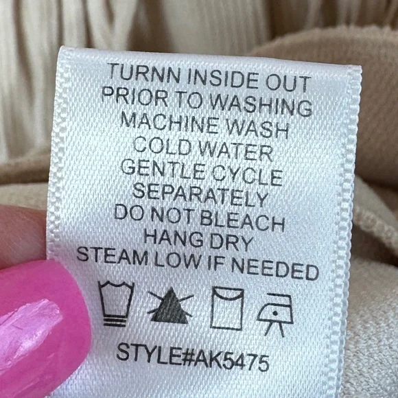 ALLIE ROSE WOMENS LONG SLEEVE CORDUROY SOFT SHACKET WITH FRINGE CREAM SZ M, - Picture 8 of 10